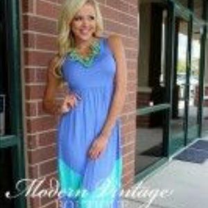 Modern vintage maxi dress